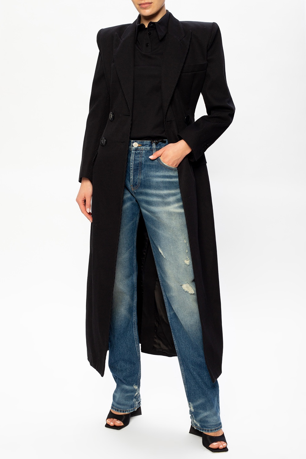 Coat with notch lapels The Attico - SchaferandweinerShops